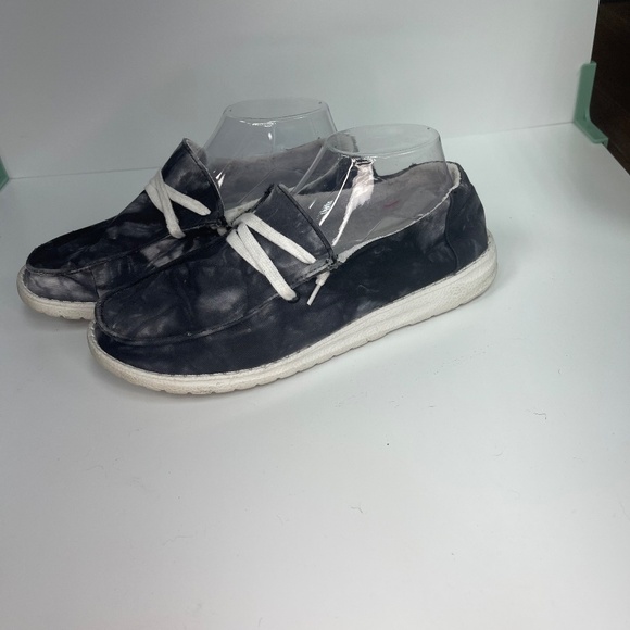 Women’s Gypsy Jazz Shoes Marbled Black & White size 8.5 - Picture 3 of 7